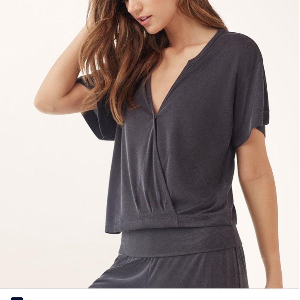 Splendid Rib Sandwash Suplice Tee NWT